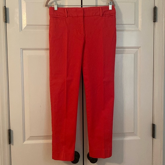 Talbots, Coral colored cropped trousers - Picture 1 of 4